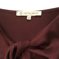 L'autre Chose blusa bordeaux