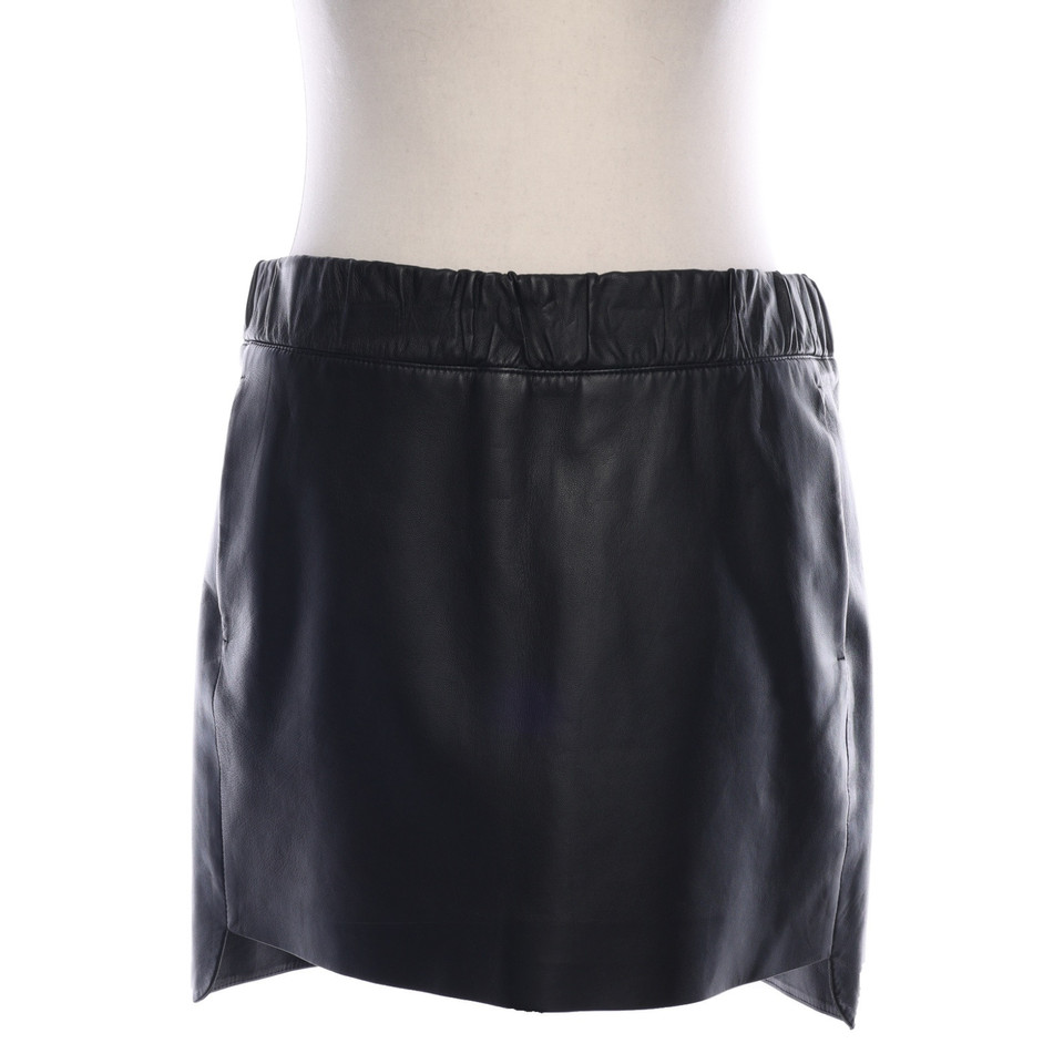 Neil Barrett Skirt Leather in Black
