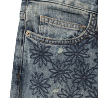 Current Elliott Boyfriend-Jeans mit Stickerei