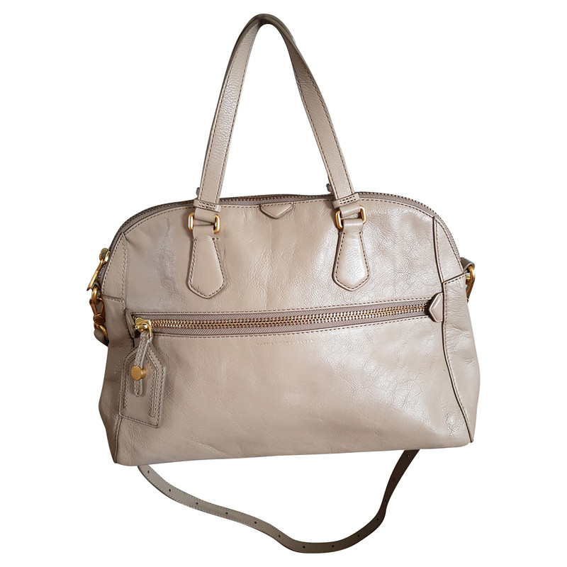 Marc By Marc Jacobs Sacoche en cuir taupe