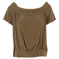 Chloé Top en Soie en Ocre