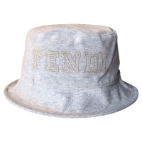 Fendi Hut/Mütze aus Baumwolle in Grau