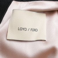 Loyd / Ford abito di pizzo nero / colore rosa