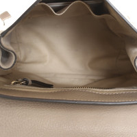 Chloé Faye Backpack Small Leather in Taupe