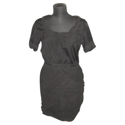 Diane Von Furstenberg Kleid in schwarz mit Drapierungen