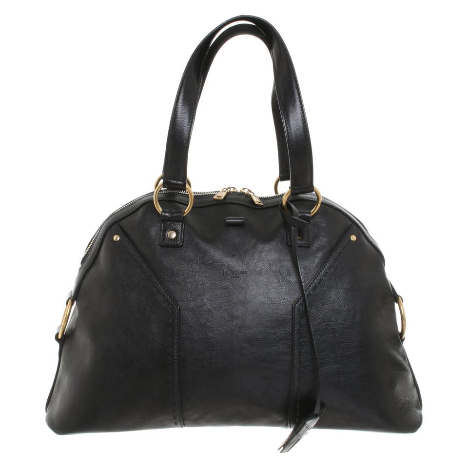 Yves Saint Laurent Muse Leather in Black