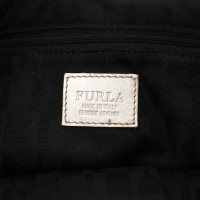 Furla Borsa a mano in look metallico