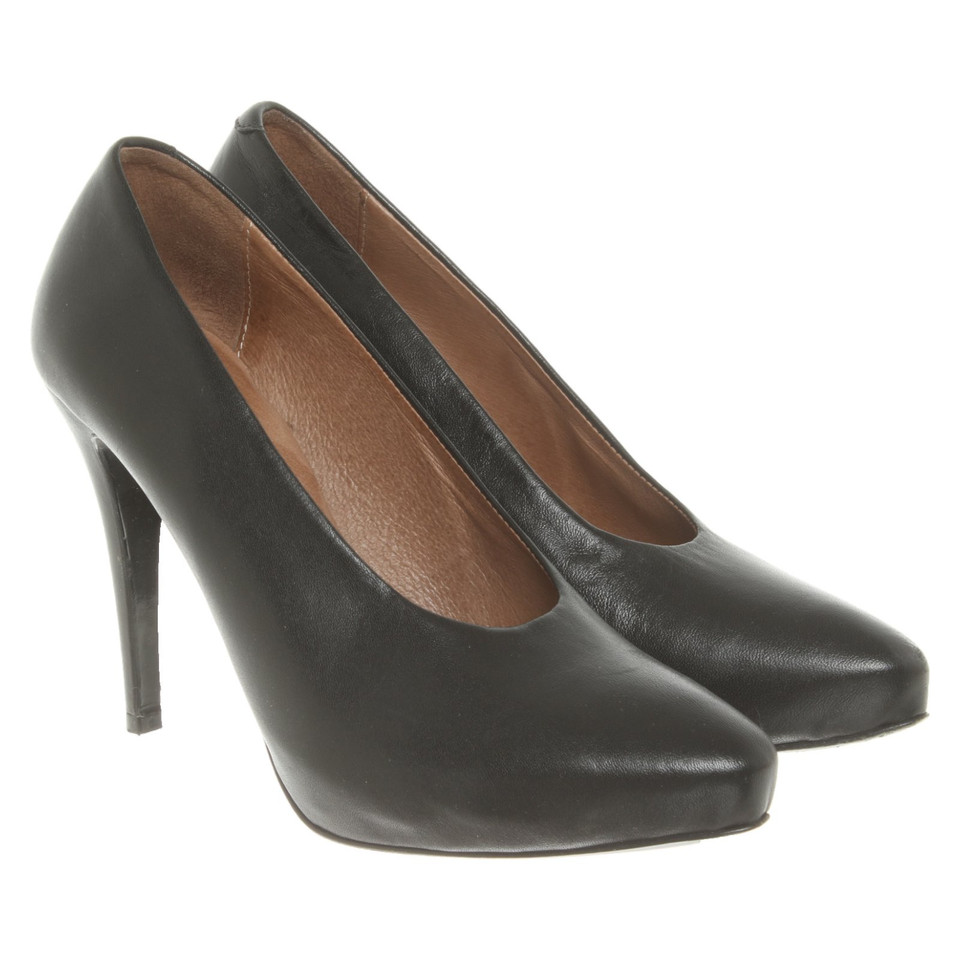 Rodebjer Pumps/Peeptoes Leather in Black