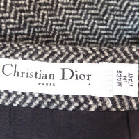 Christian Dior Tweedrock mit Seidentaschen