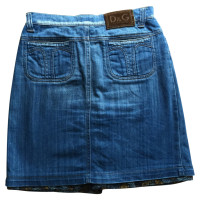 D&G Rock aus Jeansstoff in Blau