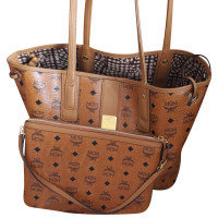 Mcm Wende-Shopper in Cognac