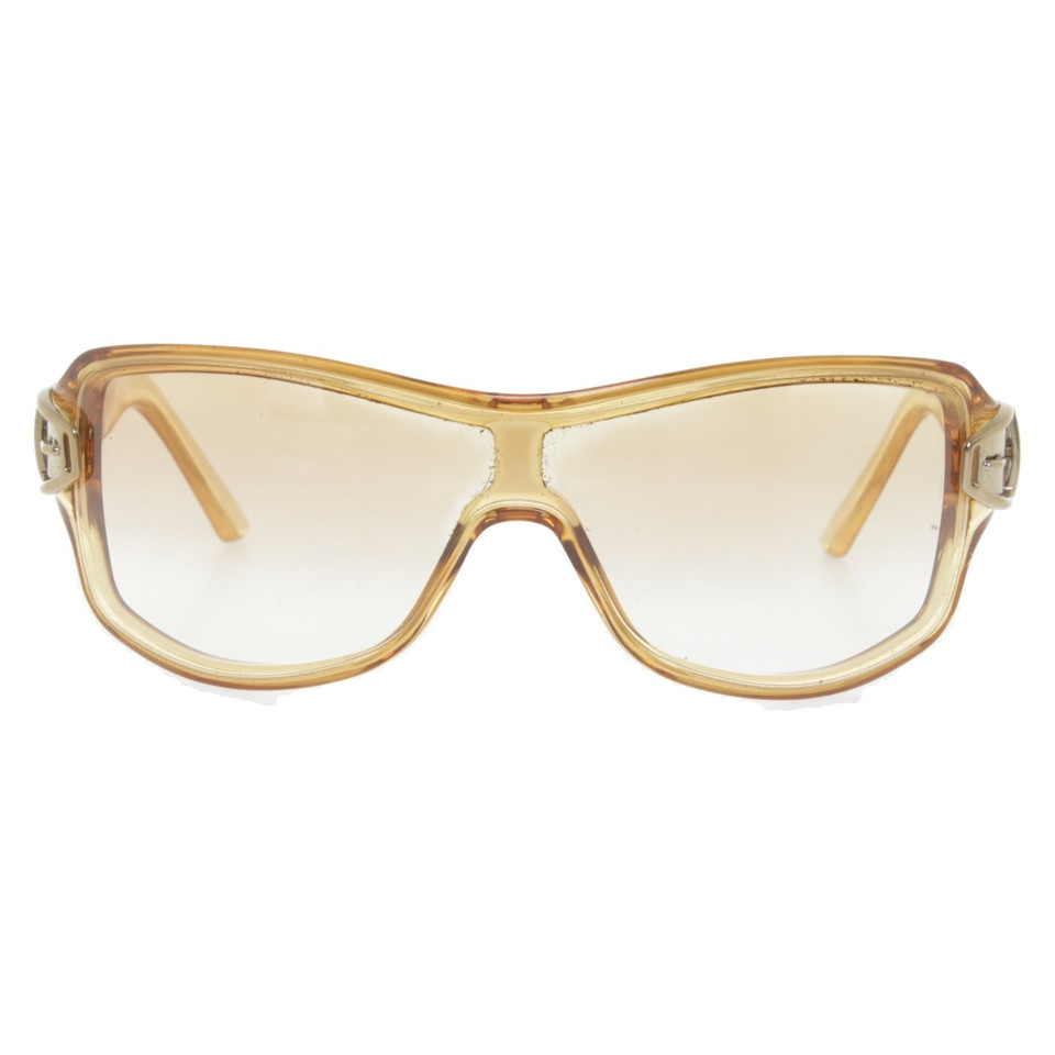 Gucci Sonnenbrille in Gelb/Gold