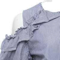 Iris & Ink top with stripe pattern