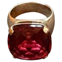 Swarovski Ring mit rotem Schmuckstein