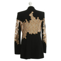 Versace Black blazer with lace