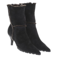 Casadei Suede Ankle Boots