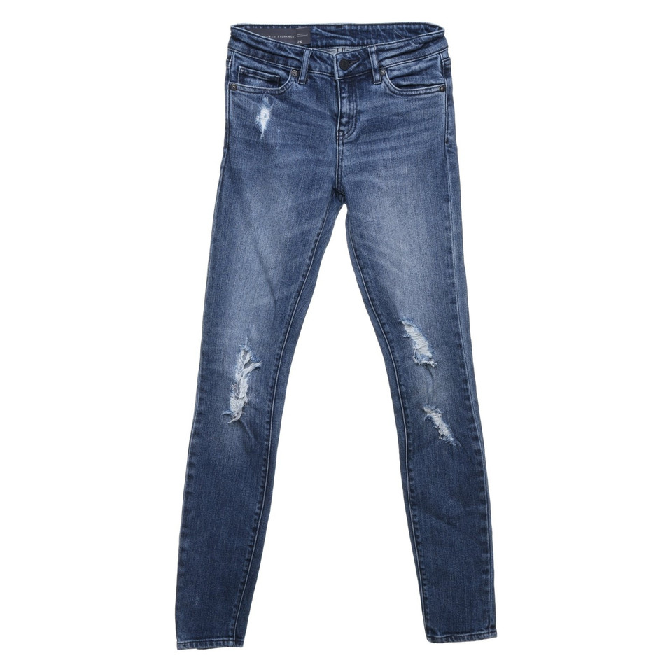 Armani Jeans Jeans in destroyed look