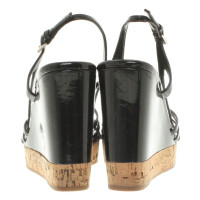 Prada Sandalen Patent Leather