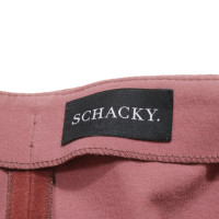 Schacky & Jones Trousers Leather in Bordeaux