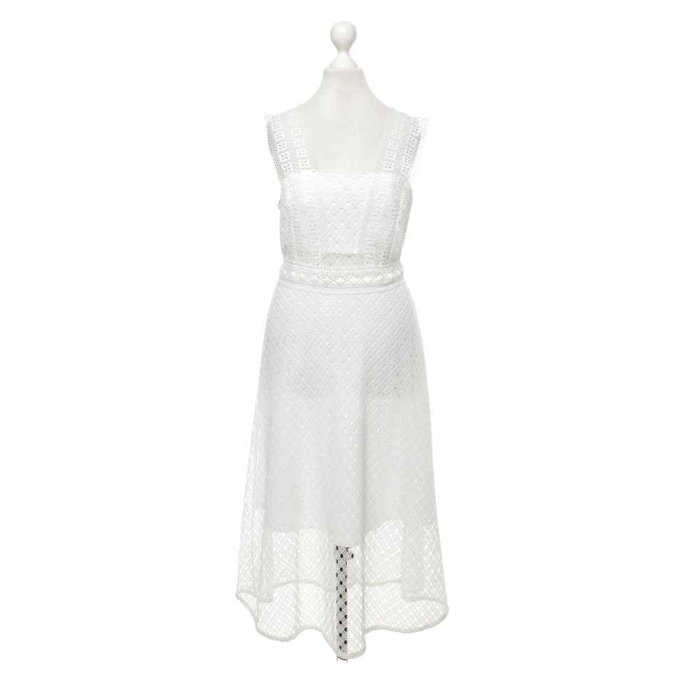 Sandro Lace dress in white