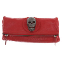Thomas Wylde Clutch Bag Leather in Red