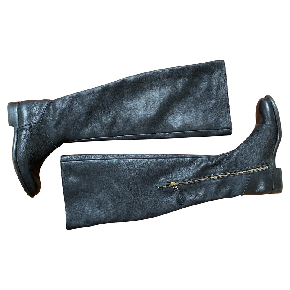 Fred De La Bretoniere Boots Leather in Black