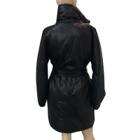 Ermanno Scervino Leather jacket with down