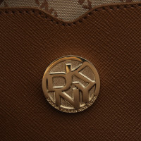 Dkny Handbag Leather in Beige