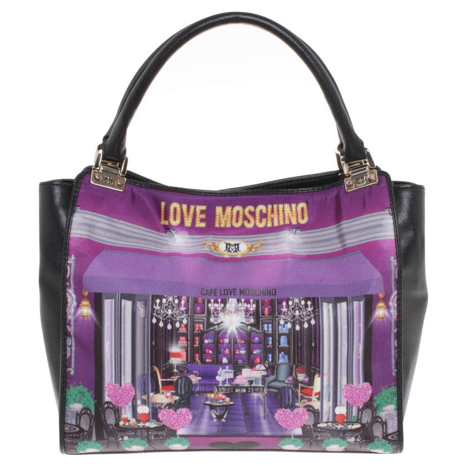 Moschino Handtasche mit Motiv-Print