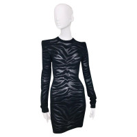 Balmain Vestito in Viscosa in Nero