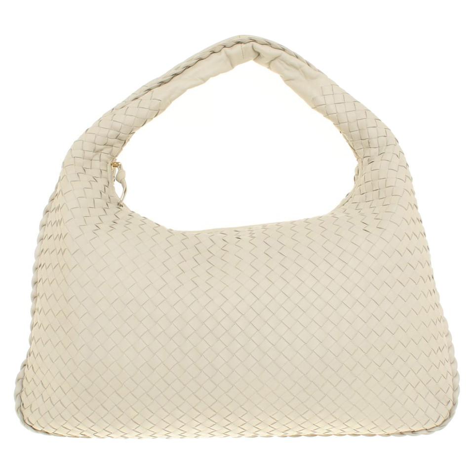 Bottega Veneta '' Medium Veneta Bag '' in avorio