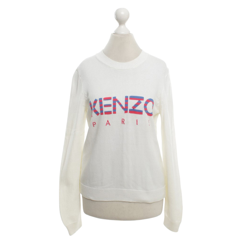 Kenzo maglione maglia in crema