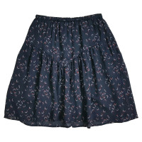 Custommade Skirt Silk in Blue