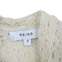 Reiss Top Lace in Crema
