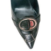 Christian Dior Escarpins cuir noir
