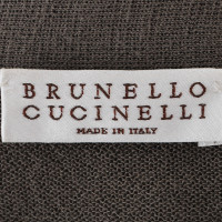 Brunello Cucinelli Gestreifte Strickjacke 
