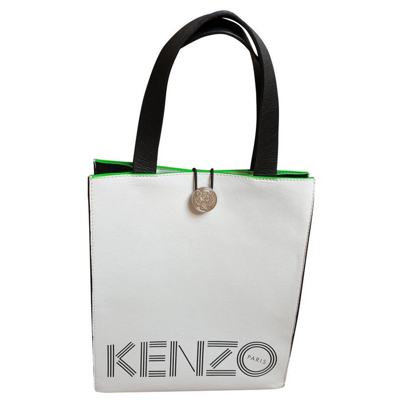Kenzo X H\u0026M Handbag Leather in White 