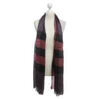 Burberry silk scarf checkered