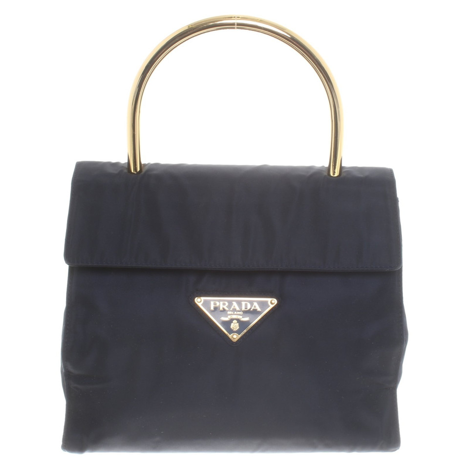 Prada Handtas in donkerblauw