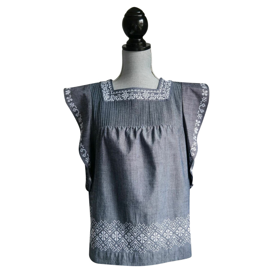 Vanessa Bruno Top Cotton in Blue