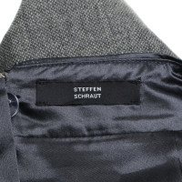 Steffen Schraut skirt in grey / Dark Blue