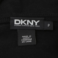 Dkny abito in lana con drappeggio