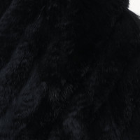 Yves Salomon Cappotto con pelliccia di coniglio