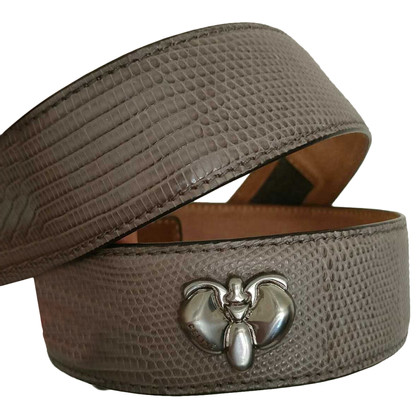 Céline Ceinture en Cuir en Gris