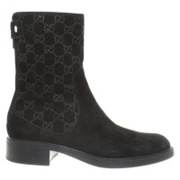 Gucci Suede boots in black