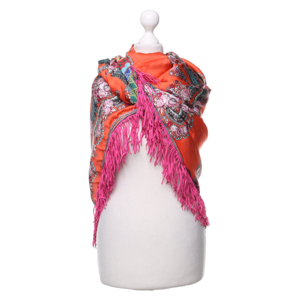 Other Designer Triangular scarf with fringes