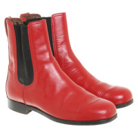 Tod's Ankle boots Leather in Red