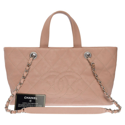 Chanel Handtasche aus Leder in Rosa / Pink