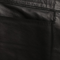 Gucci Pantaloni di pelle in nero
