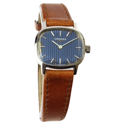 Longines Armbanduhr aus Stahl in Blau